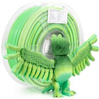 iSANMATE Matte PLA Filament 1.75mm, Rainbow Multicolor Change 3D Printer Filament, Macaron Gradient Filament 1KG/Spool, Dimensional Accuracy +/- 0.02 mm