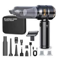 Lyiazsoy Car Vacuum Cleaner,22000PA High Power Mini Vacuum Cleaner,Rechargeable Handheld Vacuum,Portable Cordless Compressed Air Duster Air Blower for Car Home