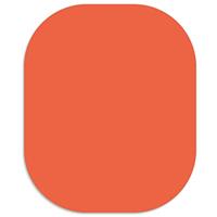 LF LOIAAFEL Mouse Mat, Non-Slip Orange Small Mouse Mat, Mini