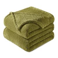 Exclusivo Mezcla Soft Fleece Throw Blanket for Couch, Super Soft Velvet Plush Bed Blanket, Fuzzy Cozy and Warm Blankets for Winter