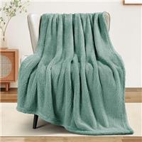 Exclusivo Mezcla Soft Fleece Throw Blanket for Couch, Super Soft Velvet Plush Bed Blanket, Fuzzy Cozy and Warm Blankets for Winter