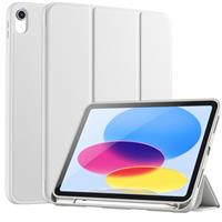Vobafe Case for iPad (A16) 11th 10th Generation Case (Model: 2025/2022, 11/10.9 Inch), Flexible TPU Back & Trifold Stand, Protective Cover with Pencil Holder, Auto Wake/Sleep