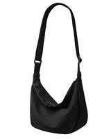 ZhengYue Women Nylon Crescent Hobo Bag Small Sling Shoulder Bag for Women Trendy, Portable Crescent Crossbody Bags with Adjustable Strap
