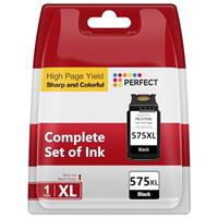 PG-575XL Black Ink Cartridge - High Yield Replacement for Canon Pixma TS3550i TS3551i TS3750i TR4750i - Compatible with PG-575 XL - 1-Pack (Not Original Canon)