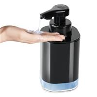 ILIKEPOW Amber Glass Soap Dispenser 500ml, Washing Up Liquid