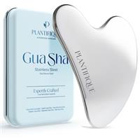 Jade Tool for Face - Gua Sha Stone - Face Massager for Women & Men for Your Skincare Routine Massage Tool - Facial Skin Care Products by Plantifique