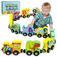 XWGKLN Wooden Train Set