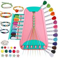 TingingYuli Arts and Crafts for Kids Ages 8-12,Friendship Bracelet Making Kit for Girl,Kids Jewelry Making Kit with 28 Pre-Cut Threads,Christmas Birthday Gifts for Ages 6 7 8 9 10 11 12 Year Old