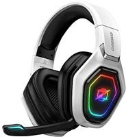 Ozeino Wireless Gaming Headset for PC, Ps5, Ps4-2.4GHz Lossless Audio USB & Type-C Ultra Stable Gaming Headphones with 40Hr Battery Gamer Headset, Flip Microphone for Switch, Laptop, Mobile, Mac