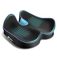 POOTACK Seat Cushion, Coccyx Cushion for Tailbone and Hip Discomfort Coccyx Pressure and Lower Back Support, Memory Foam Seat Cushion for Office Chair, Desk Chair&Car Seat