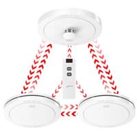 CPVAN Wireless Interlinked Smoke and Heat Alarm Scotland Bundle with 10-year Battery Life, Pre-Linked Fire Detectors for Home with Remote Control, EN14604/BS 5446, 3 Pack + 1 Remote2nd Generation