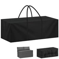 LAMUNI Garden Cushion Storage Bag, Garden Furniture Cushion Storage Bag, Outdoor Cushion Storage Bags with Handle, Large Patio Storage Bag for Christmas Tree