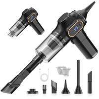 Ginarelo XCQ-508, Handheld vaccum Cleaner, ABS, Black-1, 11 W, 10 gallons, 75 Decibeles