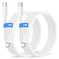 USB C to Lightning Cable 2Pack[Apple MFi Certified], Original Fast iPhone Charger Cable Fast Charging Type C to Lightning Cable iPhone Wire Lead for iPhone 14 Pro Max/Plus/13/12/11/XS/8/iPad/iPod