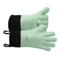 GEEKHOM Silicone Oven Gloves Heat Resistant Silicone Oven Mitts BBQ Gloves Waterproof Kitchen Gloves for Barbecue Grilling Weber Microwave, Non-Slip Oven Gloves with Fingers