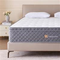 Hiepunos Mattress,Hybrid and Memory Foam Mattress for Back Pain Sleeper