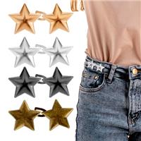 4 Sets Waist Tightener Clips Metal Star Waist Cincher Clip N