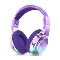 JYPS Kids Headphones Wireless,Metallic Childrens Bluetooth Headphones with Mic,Wireless & Wired Kids Headphones Over Ear for Teenage Girls,Toddler Headphone for iPad/Fire Tablet/School