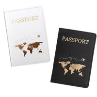 JJiaoLinin Passport Holder Cover, 2 Pcs Passport Holder, PU