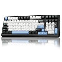 AULA F99 Mechanical Gaming Keyboard,Gasket Wireless Mechanical Keyboard,BT5.0/2.4GHz/USB-C Hot Swappable Custom Keyboard,Pre-lubed Switches RGB Keyboard for PC/Tablet/PS/Xbox