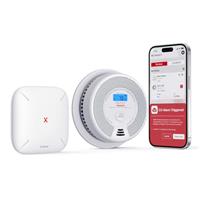 X-Sense Smart Smoke and Carbon Monoxide, Interlinked Smoke Alarm and Carbon Monoxide Detector Compatible with X-Sense Home Security App, SBS50 Base Station Required, SC07-MR, 1-Pack