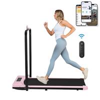 Smart Walking Pad | Holywarm 2-in-1 Under Desk Treadmill for Home Office | Portable Walking Jogging Machine with App & Remote Control, LCD Display and Built-in Bluetooth Speaker