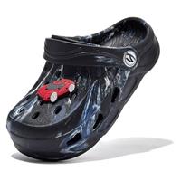 HOBIBEAR Boys and Girls Classic Graphic Garden Pool Clogs Slip on Water ShoesSandals Slippers(Toddler/Little Kids/Big Kids)