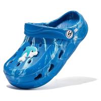 HOBIBEAR Boys and Girls Classic Graphic Garden Pool Clogs Slip on Water ShoesSandals Slippers(Toddler/Little Kids/Big Kids)