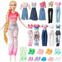 Doll Clothes Outfits Dolls Accessories Mini Party Princess Dress Swimming Costume Bikini Set Tops Pants Shoes Jewelry Accessories for 11.5Inch Girl Doll