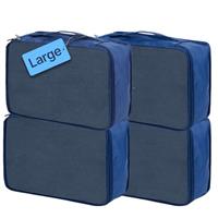 Large Packing Cubes 4 PCS, Large Suitcase Organiser Bags 4-Piece, Large Travel Bags Organiser 4 Pack