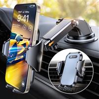 VICSEED Phone Holders for Your Car [Powerful Suction] [Rally Racing-Grade Stability] 2024 Upgrade Universal Car Phone Holder Mount Dashboard Windshield Vent Phone Mount for Car for iPhone All Phones