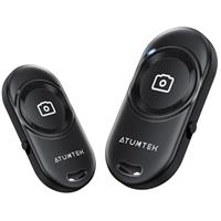 ATUMTEK Camera Remote Shutter for iPhone and Android Smartphones (2 Pack), Wireless Phone Remote Control Selfie Button for Photos and Videos, Wrist Strap Included