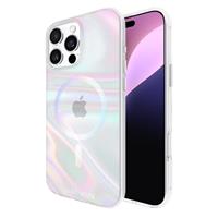 Case-Mate Magnetic Phone Ring Holder iPhone MagSafe Stand - Removable MagSafe Phone Holder for Hand - Thin Collapsible Grip Ring for iPhone Pro Max 16/15 Pro Max/14/13/12/S25 Ultra - Twinkle Disco