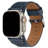 Wristitani Leather Strap Compatible With Apple Watch Straps 44mm 45mm 46mm 42mm 49mm 41mm 40mm 38mm for Men, Replacement Band for iWatch Ultra2 Ultra Series 10 9 8 7 SE2 SE 6 5 4 3 2 1