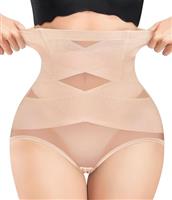 Bingrong Shapewear for Women Tummy Control Knickers High Waisted Trainer Seamless Body Shaper Short Belly Shaping Butt Lifting Panties