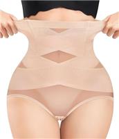Bingrong Shapewear for Women Tummy Control Knickers High Waisted Trainer Seamless Body Shaper Short Belly Shaping Butt Lifting Panties