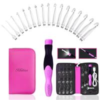 Lighted Crochet Hooks Set