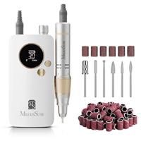 MelodySusie Electric Nail File 30000 RPM,SC320F Professional Rechargeable Nail Drill, Cordless E File Portable Efile for Acrylic Nails Gel Polishing Removing, Nail Kit for Manicure Salon Home