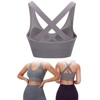LAJERIN Sports Bras for Women, Women's Sports Bra High Impact Bra Full Coverage, Bras for Women Removable Pads