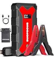 Car Battery Jump Starter, 2500A Jump Starter (for 8.0L Gas or 6.5L Diesel Engine), Battery Jumper Starter Portable, Jump Box, Jump Start Battery Pack with Jumper Cable, LED Light/USB QC3.0