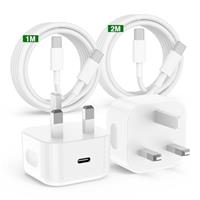 iPhone 15 Charger Apple MFi Certified 20W PD USB C Wall Charger Block Plug Power Adapter with USB C to Type C Cable Fast Charging for iPhone 15/15 Pro/15 Pro Max/15 Plus/iPad Pro