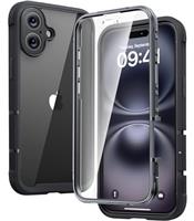 Diaclara Case for iPhone 12/16 Series Case, 360 Full Body Bumper Clear Back Cover