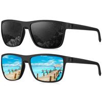 HENGOSEN Sunglasses Mens Polarised, Classic Vintage Sun Glasses, Lightweight Frame UV400 Protection for Driving Fishing Cycling