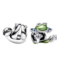 Doyafer 925 Sterling Silver Animal Pendant Charm, Cat, Dog, Firefly, Butterfly, Pendant Charms Set, For Women'S Bracelet Necklace
