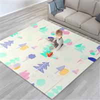 scoosh Foldable Rug Activity Rug Mat - Double-Sided, Reversible, Waterproof, Ideal for Picnics, and Quality Family Bonding