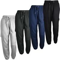 True Face Ladies Trousers Fleece Womens Joggers Cargo Combat Jogging Bottoms Casual Elasticated Women Sweatpants with Pockets Tracksuit Pants