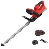 Cordless Hedge Trimmer, 20V 2.0Ah Electric Hedge Trimmer, 480mm Cutting Length & 15mm Cutting Width Blade, Lightweight Handheld Garden Cutter with Battery and Charger Included