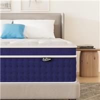 Bednew Mattress, Hybrid Memory Foam & Spring Mattress, Breathable Foam For Cool Comfort Sleep