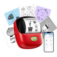 ORGSTA S002 Label Printer Machine Mini Thermal Portable Bluetooth High Speed 300 dpi Sticker Maker Wireless with Tape for Jar, Gift Cards, Receipt, Personalised Labels