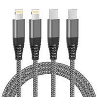 Ofuca USB C to Lightning Cable 2Pack 1M USB C iPhone Charger Cable Braided Power Delivery Fast Charging Cord for iPhone 14 13 12 11 Pro Max X XR XS 8 Plus iPad AirPods